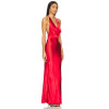 2025 New Fashion Summer Dress Custom Logo High Quality Halter neck Woman's Long Dress