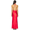 2025 New Fashion Summer Dress Custom Logo High Quality Halter neck Woman's Long Dress