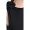 2025 Hot Selling Ladies' Gorgeous Sleeveless Dress Scooped Back Rosette adorned Shoulders Thigh High Slit Ruffled Trim