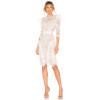 Custom Logo High Quality Women Mid-length Sleeves Summer Short  Lace Fashion Dress