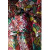 Short Sleeve  Open Back Design Elegant V Neckline Cascading Floral Pattern  Dress