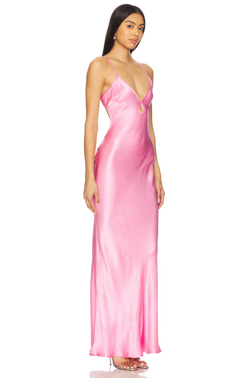 2025 New Fashion Sexy Elegant High Quality V-Neck Backless Sleeveless Women Dress
