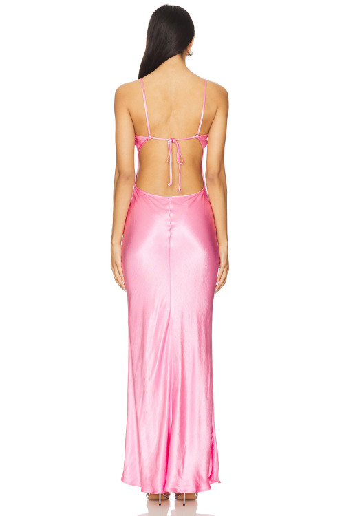 2025 New Fashion Sexy Elegant High Quality V-Neck Backless Sleeveless Women Dress