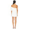 Elegant Sexy Formal White Bodycon One Shoulder Prom Dresses Evening Women Party Dress
