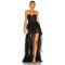 Women's New Fashion High Low Sexy Off shoulder Backless Asymmetric Hem Maxi Dress