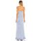 Exquisite Side split dress Sleeveless Backless Cascading ruffles Strapless Women's Dress