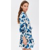 Women New Elegant Long Sleeves With Elastic Cuffs Ruffled Hem Mini Dress Casual Dresses