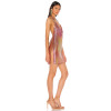OEM Women Fashion Sequins Sleeveless Backless Strap Side split Sexy Woman's Dress