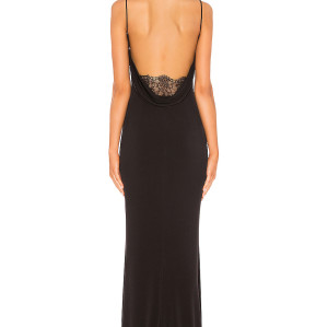 Fashionable Spaghetti Strap Sleeveless Open-Back with Lace Detail High Quality Woman's Dress