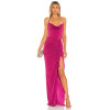 New Design 2025 High Quality Sexy Back Cross Band Sleeveless Side split Woman's Dress
