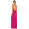 New Design 2025 High Quality Sexy Back Cross Band Sleeveless Side split Woman's Dress