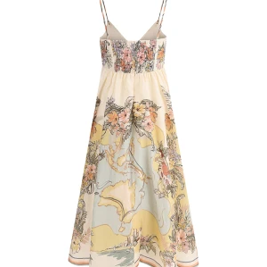 Women's 2025 Summer Short Dress V Neck Sleeveless Open Back Casual Beach Party Dresses