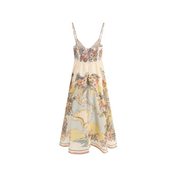 Women's 2025 Summer Short Dress V Neck Sleeveless Open Back Casual Beach Party Dresses