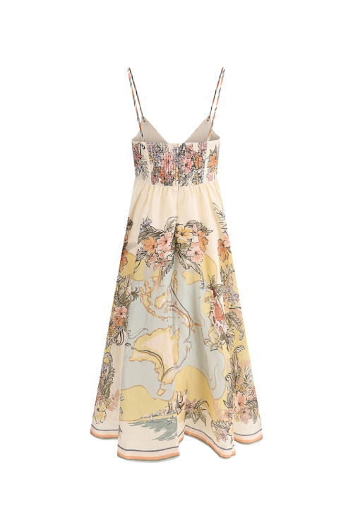 Women's 2025 Summer Short Dress V Neck Sleeveless Open Back Casual Beach Party Dresses
