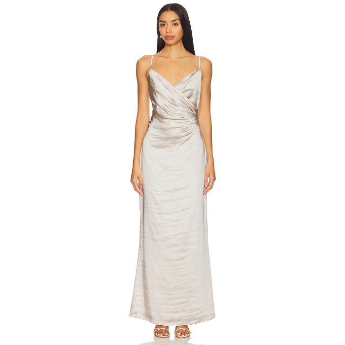Summer charm V neck Cami Casual Elegant Dress for Women Hidden Side Zipper Adjustable Straps