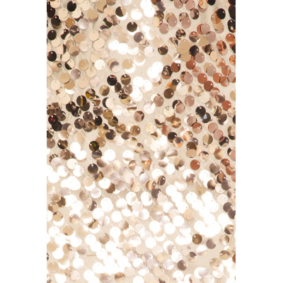 New Style One Shoulder Sleeveless Open Back Medium Weight Sequined Elegant Ladies' Dress