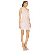 Sexy Fashionable One Shoulder Featuring Invisible Side Zipper Cascading Ruffle Design Ladies' Mini Skirt