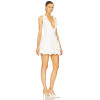 Ponte Fabric Featuring Bejeweled 3D Floral Accents Skirt with Boned Lining Mini Dress