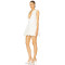 Ponte Fabric Featuring Bejeweled 3D Floral Accents Skirt with Boned Lining Mini Dress