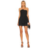 Hot - sale Lightweight Pique Asymmetric Neckline Off the Shoulder Pleat Details Mini Dress