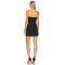 Hot - sale Lightweight Pique Asymmetric Neckline Off the Shoulder Pleat Details Mini Dress