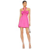 New Design Hot-sale Halter-neck Sleeveless Backless High Quality Sexy Woman's Dress