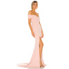 Exquisite Off Shoulder Side split Floor-length Fish-tail Bodycon Slim-fit Woman's Dress
