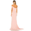 Exquisite Off Shoulder Side split Floor-length Fish-tail Bodycon Slim-fit Woman's Dress