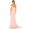 Exquisite Off Shoulder Side split Floor-length Fish-tail Bodycon Slim-fit Woman's Dress