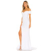 Exquisite Off Shoulder Side split Floor-length Fish-tail Bodycon Slim-fit Woman's Dress