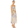 2025 Summer New Arrival Hot Selling Adjustable Straps Satin Fabric Slip on Ladies' Dress