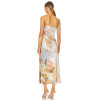 2025 Summer New Arrival Hot Selling Adjustable Straps Satin Fabric Slip on Ladies' Dress