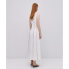 2025 New Design Deep round neckline Back Invisible Zipper Sleeveless Woman's Midi Dress