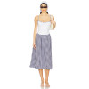 Casual Simplicity Freshness High quality Custom Logo Checkered Adjustable shoulder strap Midi Dress