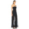 New Design High quality Sleeveless Off shoulder Strapless Mesh Paneled Woman's Dress
