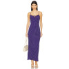 Elegant Casual New Design High quality Sleeveless Cut out Round polka Woman's Dress