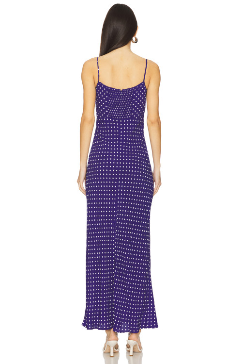 Elegant Casual New Design High quality Sleeveless Cut out Round polka Woman's Dress