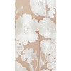 Fashion Trend Floral Embellished Padded Shoulders Puff Sleeves Deep Neckline Elegant Ladies Mini Dress