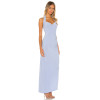 Customizable Halter Strap Style Frayed Edge Side Ruffles Bodycon Women Maxi Dress
