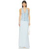 Fashionable Halter neck New Design Sexy Gentle Backless Elegant Woman's Long Dress