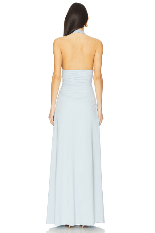 Fashionable Halter neck New Design Sexy Gentle Backless Elegant Woman's Long Dress