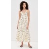 Women's Sample Camisole V-Neck Cut Out High Tight Waist Geometric Print Casual Dress