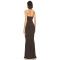 2025 New Style Sexy Halter Neck High Collar Body Hugging Mermaid Style Maxi Dress for Women