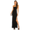 Sleek Modern Chic Backless Elegant Glamorous Sophisticated Side split Ladies Dress