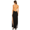 Sleek Modern Chic Backless Elegant Glamorous Sophisticated Side split Ladies Dress