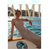 New fashion Backless Bohemian Vacation ready Crocheted Halter neck Cut out Beachy Woman's dress