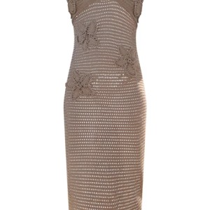 New fashion Backless Bohemian Vacation ready Crocheted Halter neck Cut out Beachy Woman's dress