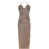 New fashion Backless Bohemian Vacation ready Crocheted Halter neck Cut out Beachy Woman's dress