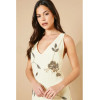 2025 Lightweight Woman's Fashion Dress Elegant Embroidered Halter style Open back Dress