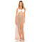 Exquisite Mesh Maxi Skirt Sheer Elegance Side Slit Sexy Elegant Woman's Maxi Skirt